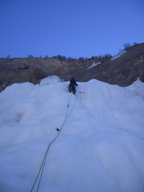 Escalada en hielo en Fournel, Freissinieres, Ceillac. 2005
