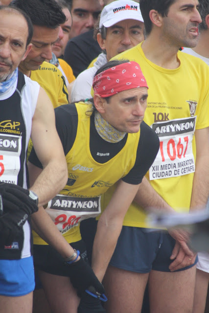 Media Maratón de Getafe. 1h 27 min 16 seg.