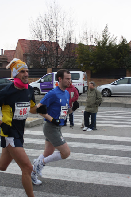 Media Maratón de Getafe. 1h 27 min 16 seg.