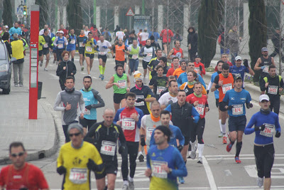 Media Maratón de Getafe. 1h 27 min 16 seg.