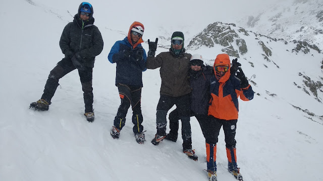 Curso iniciación al alpinismo en Guadrrama, 10-11 feb 2018