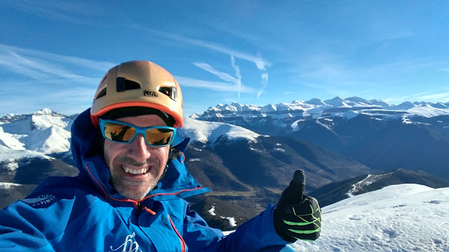 Pelopín desde Cotefablo, SKIMO