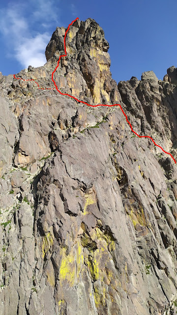 Escalada de las 4 puntas al Midi d`Ossau