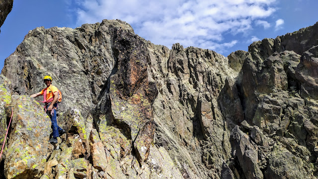 Escalada de las 4 puntas al Midi d`Ossau