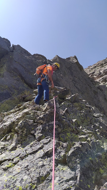 Escalada de las 4 puntas al Midi d`Ossau