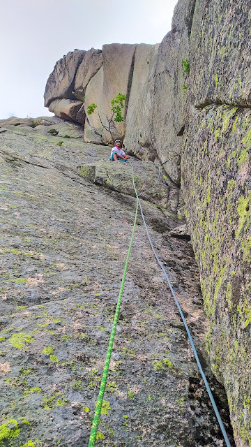 Escalada en las Milaneras. Pedriza Posterior