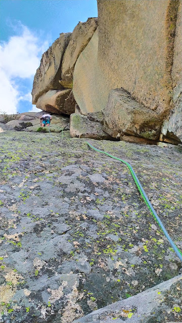 Escalada en las Milaneras. Pedriza Posterior