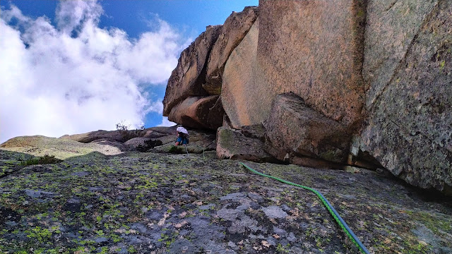 Escalada en las Milaneras. Pedriza Posterior
