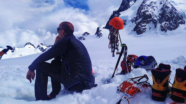 Arista de Diablos al Mont Blanc de Tacul. D+ 600m