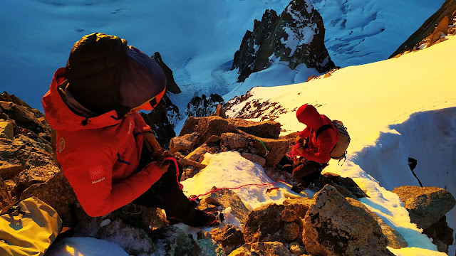 Arista de Diablos al Mont Blanc de Tacul. D+ 600m