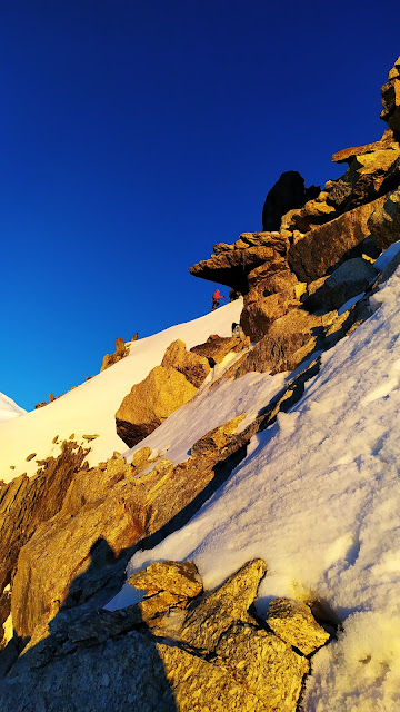 Arista de Diablos al Mont Blanc de Tacul. D+ 600m