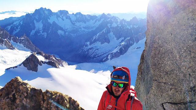 Arista de Diablos al Mont Blanc de Tacul. D+ 600m