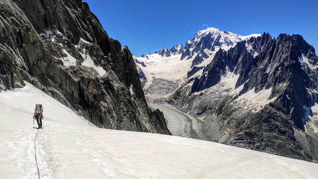 Travesía de los Drus, 900m D