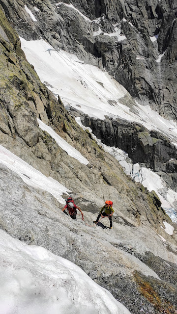Travesía de los Drus, 900m D