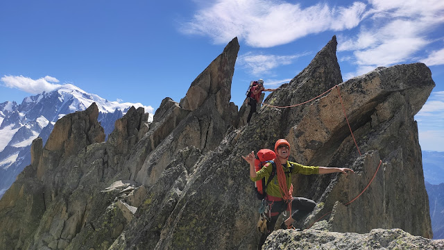Travesía de los Drus, 900m D