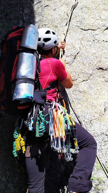 Travesía de los Drus, 900m D