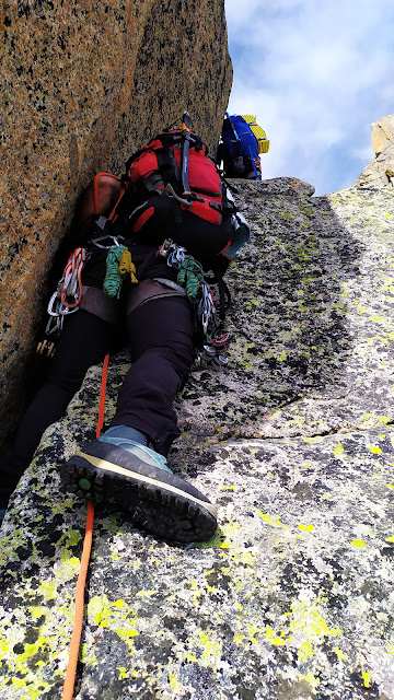Travesía de los Drus, 900m D