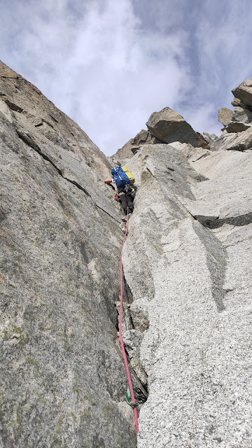 Travesía de los Drus, 900m D