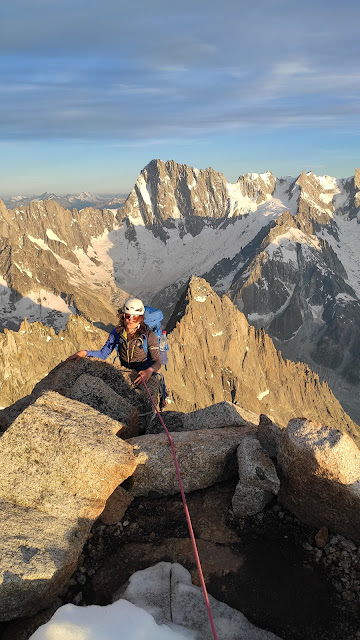 Travesía de los Drus, 900m D