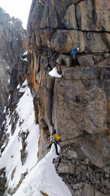 Travesía de los Drus, 900m D
