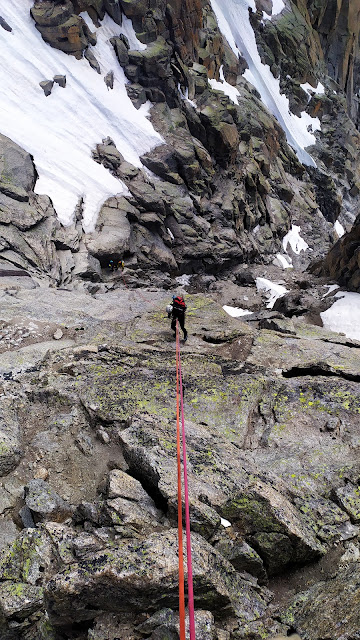 Travesía de los Drus, 900m D
