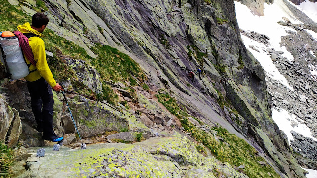 Travesía de los Drus, 900m D