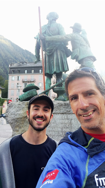 Arista Innominata al Mont Blanc, 1000m MD-