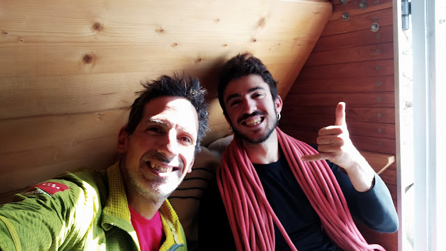 Arista Innominata al Mont Blanc, 1000m MD-