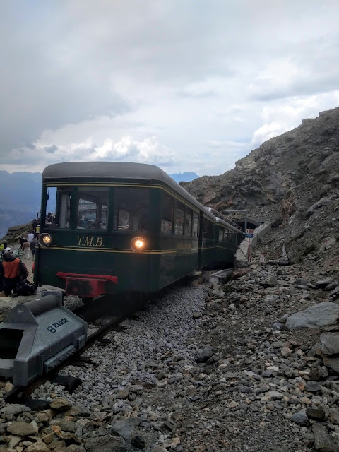 Arista Innominata al Mont Blanc, 1000m MD-