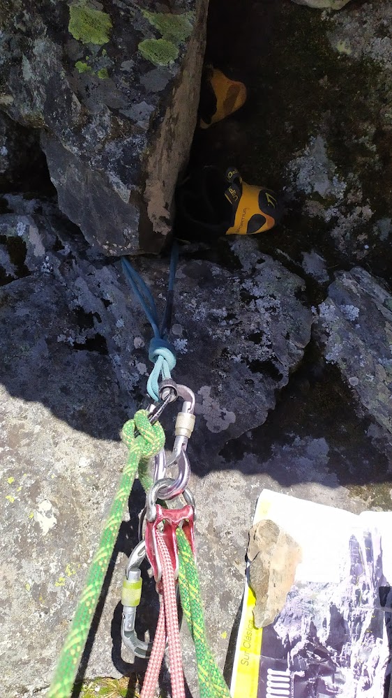 Sur del Torreón, Galayos. 130m V+