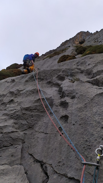 Bendita Decadencia 400m 6c (6b obl.) Peña Montañesa