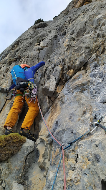 Bendita Decadencia 400m 6c (6b obl.) Peña Montañesa
