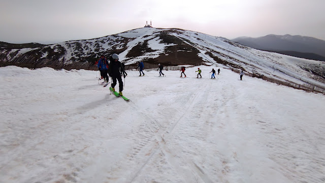 SKIMO nocturno en Guadarrama, Valdesquí.