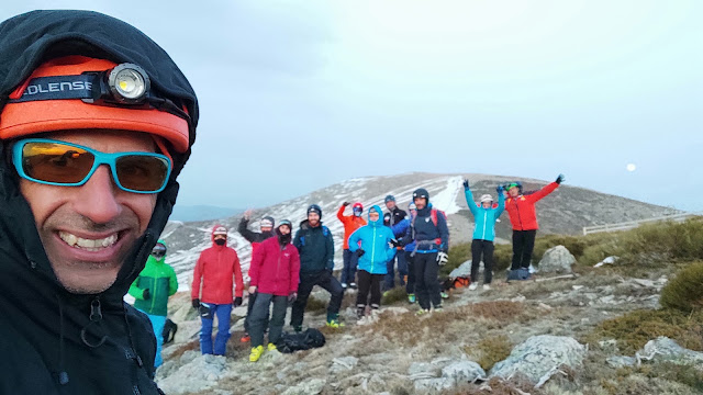 SKIMO nocturno en Guadarrama, Valdesquí.