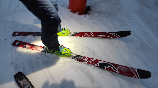 SKIMO nocturno en Guadarrama, Valdesquí.