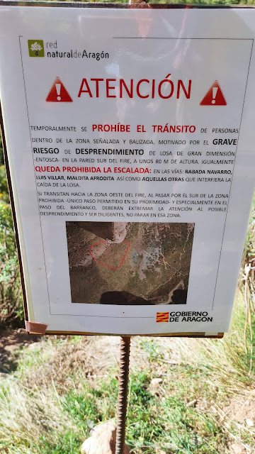 Vía Pandemia al Mallo Cuchillo, Riglos. 230m 6c/6a obl.