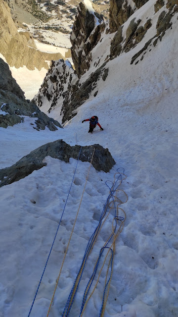 Corredor Maribel D+ 350m, Peña Telera.