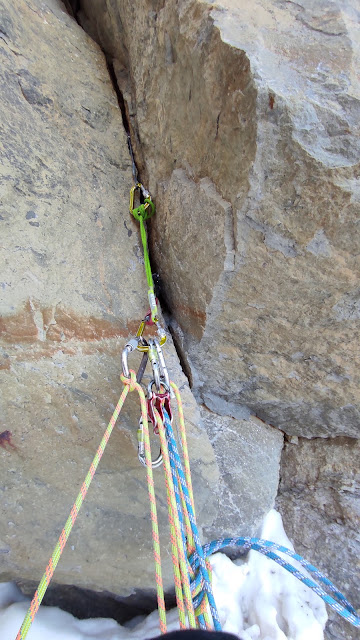 Corredor Maribel D+ 350m, Peña Telera.