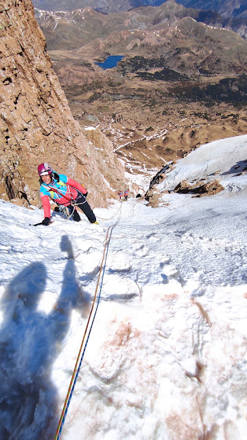 Corredor Maribel D+ 350m, Peña Telera.