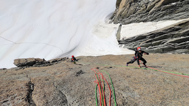 Punta Lachenal, Harold et Maud 250m MD+
