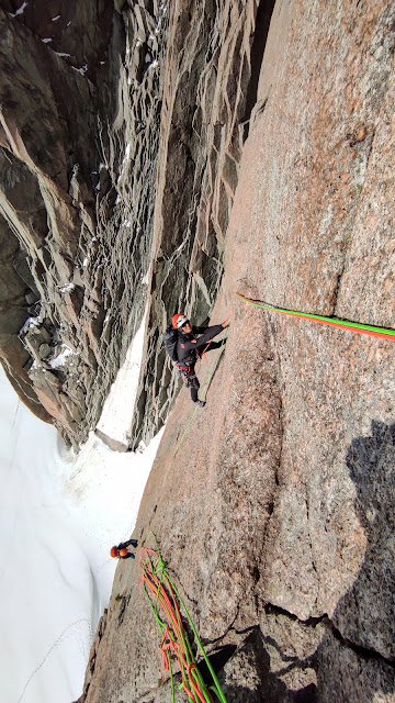 Punta Lachenal, Harold et Maud 250m MD+