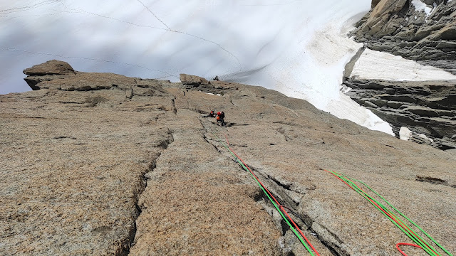 Punta Lachenal, Harold et Maud 250m MD+