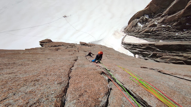 Punta Lachenal, Harold et Maud 250m MD+