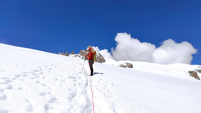 Punta Lachenal, Harold et Maud 250m MD+