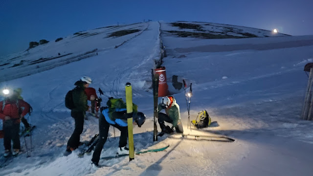 CURSO SKIMO NOCTURNO EN VALDESQUI
