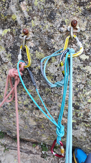 Rivas Acuña a la Punta Maria Luisa, 200m Vº+, Galayos.