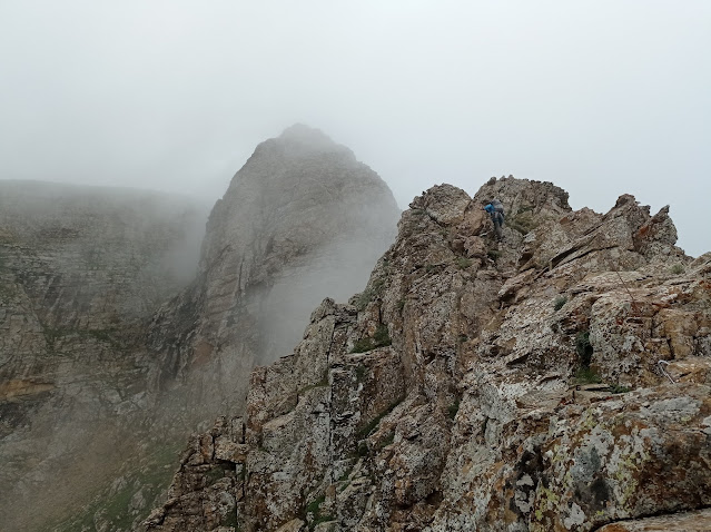 Arista de los Murciélagos (300m, D.) al Aspe 2.640m.
