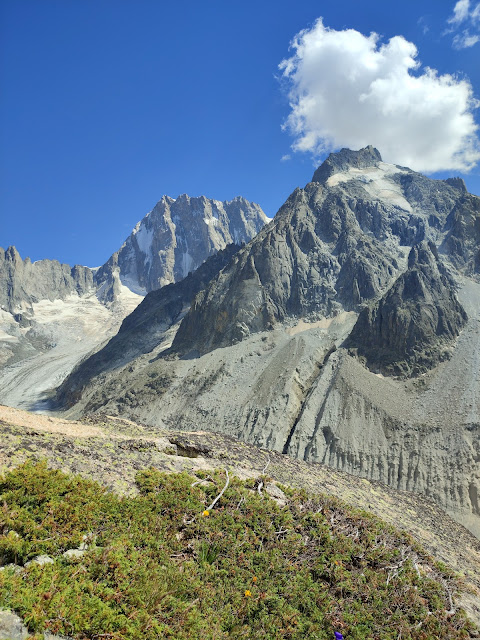 Aiguille du Moine, arista Sur.