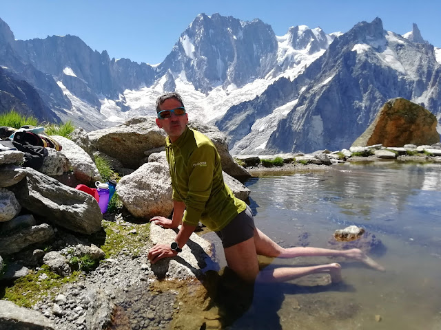 Aiguille du Moine, arista Sur.
