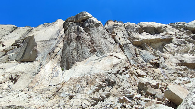 Aiguille du Moine, arista Sur.